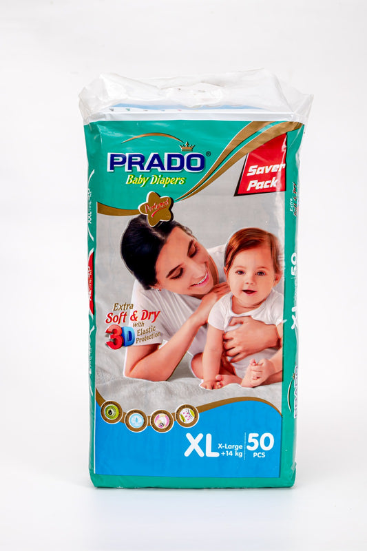 Prado Baby Ex. LargeBudget Pack 50 Pieces