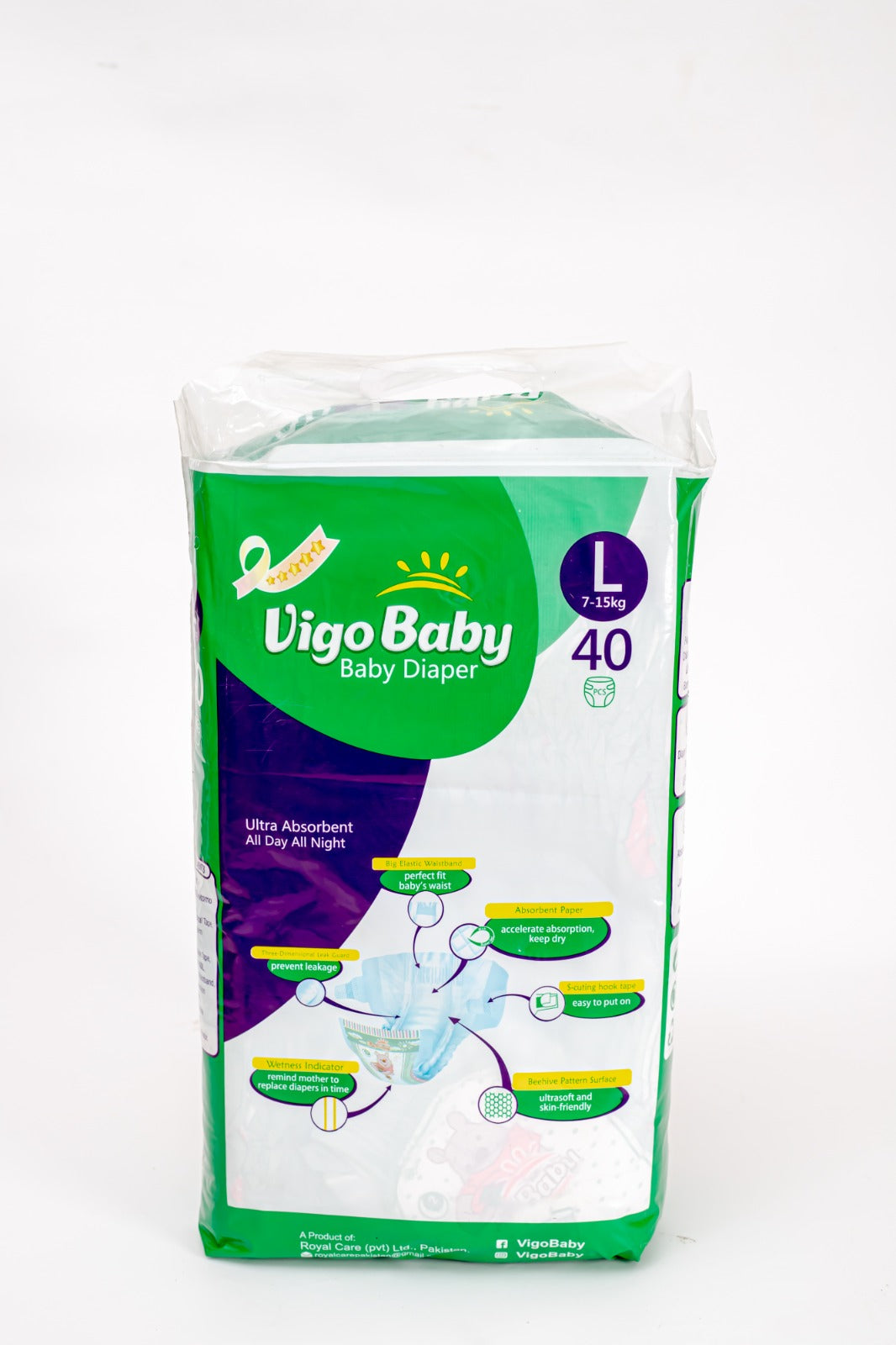 Vigo Baby L Economy Pack 40 pieces