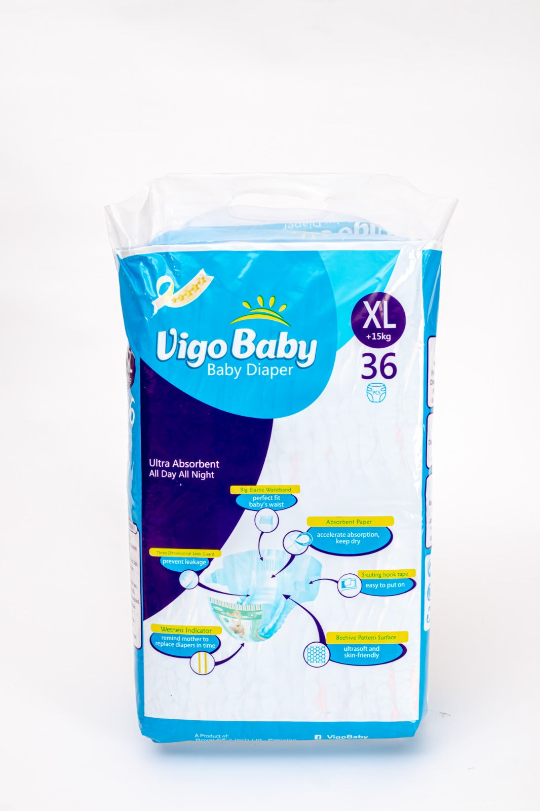 Vigo Baby XL Economy Pack 36 pieces